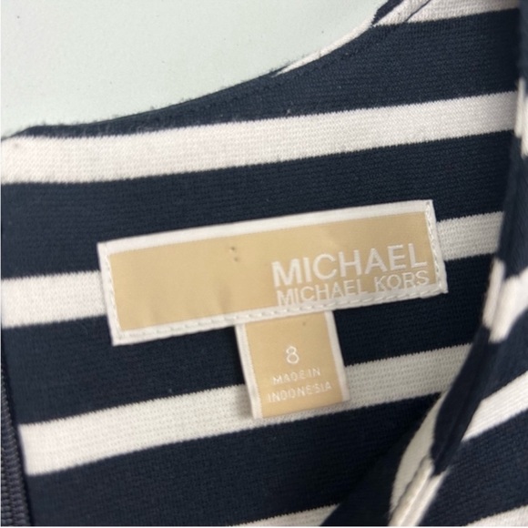 MICHAEL Michael Kors Lobamba stripe long sleeve dress - Picture 4 of 6